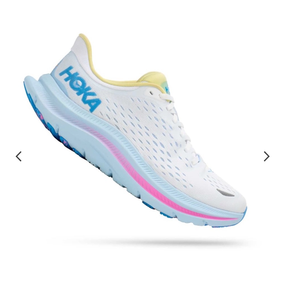 HOKA Kawana Shoes White Blue Pink Women